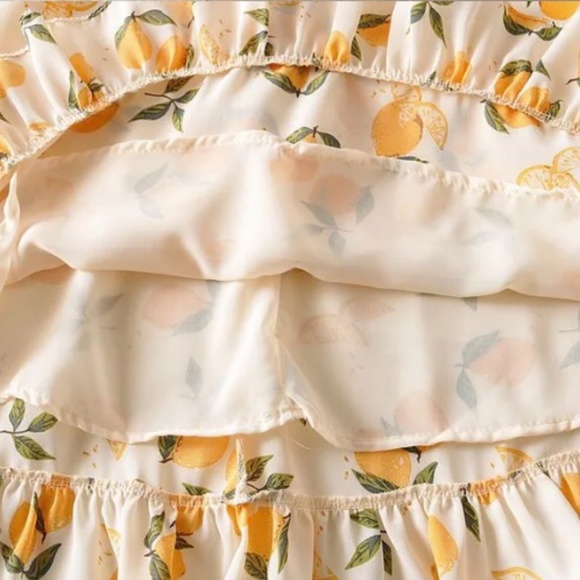 Cottagecore Lemon Dress - Picture 7 of 9